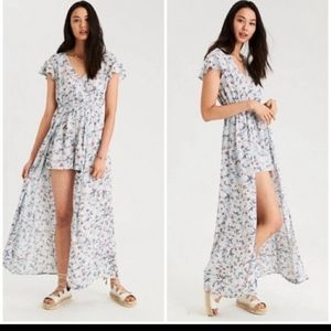 American Eagle Floral Romper